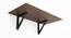 Hemming Engineered Wood Rectangular Dining Table in Brown Colour (Brown, Matte Finish) by Urban Ladder - Design 1 Side View - 565793