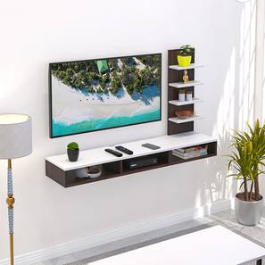 Wall Mounted Tv Unit Designs Design Primax Engineered Wood TV Unit in Wenge Finish