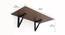 Hemming Engineered Wood Rectangular Dining Table in Brown Colour (Brown, Matte Finish) by Urban Ladder - Design 1 Close View - 565818
