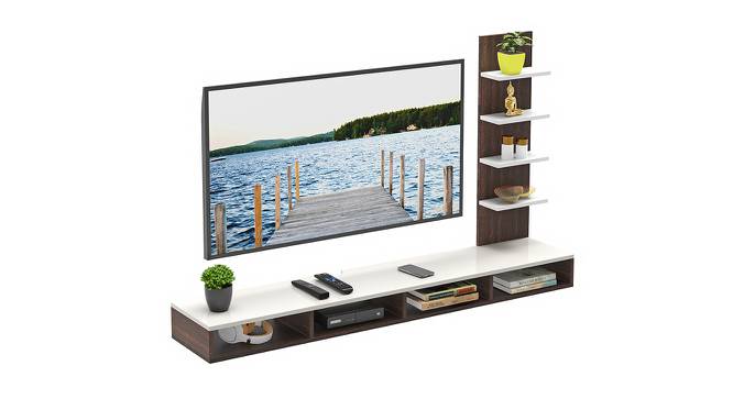 Primax Engineered Wood TV Unit in Wenge Finish - 55" (Brown Finish) by Urban Ladder - Design 1 Full View - 565835