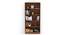 Alex Engineered Wood Bookshelf in Walnut Finish (Beige Finish) by Urban Ladder - Design 1 Full View - 565842