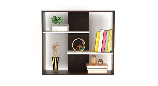 Maxwell Engineered Wood Bookshelf in Wenge Finish (Brown Finish) by Urban Ladder - Design 1 Full View - 565845