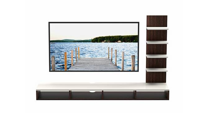 Primax Engineered Wood TV Unit in Wenge Finish - 55" (Brown Finish) by Urban Ladder - Cross View Design 1 - 565854