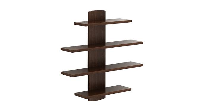 Caselle Engineered Wood Display Unit in Wenge Finish - 4 Shelves (Brown Finish) by Urban Ladder - Cross View Design 1 - 565860