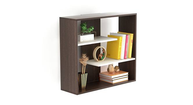 Maxwell Engineered Wood Bookshelf in Wenge Finish (Brown Finish) by Urban Ladder - Cross View Design 1 - 565861