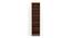 Alex Engineered Wood Bookshelf in Walnut Finish - 5 Shelves (Beige Finish) by Urban Ladder - Front View Design 1 - 565871