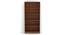 Alex Engineered Wood Bookshelf in Walnut Finish (Beige Finish) by Urban Ladder - Front View Design 1 - 565872