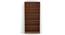 Alex Engineered Wood Bookshelf in Walnut Finish (Beige Finish) by Urban Ladder - Front View Design 1 - 565872