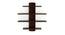 Caselle Engineered Wood Display Unit in Wenge Finish - 4 Shelves (Brown Finish) by Urban Ladder - Front View Design 1 - 565874