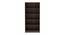 Pete Engineered Wood Bookshelf in Wenge Finish (Brown Finish) by Urban Ladder - Design 1 Side View - 565898