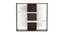 Maxwell Engineered Wood Bookshelf in Wenge Finish (Brown Finish) by Urban Ladder - Design 1 Side View - 565900