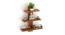 Phelix Engineered Wood Display Unit in Walnut Finish (Beige Finish) by Urban Ladder - Design 1 Full View - 565915