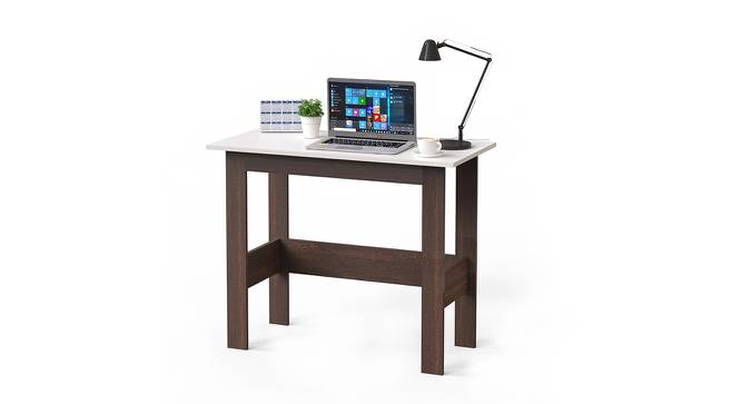 Efflino Free Standing Engineered Wood Study Table in Wenge Finish - Standard (Brown) by Urban Ladder - Design 1 Full View - 565918