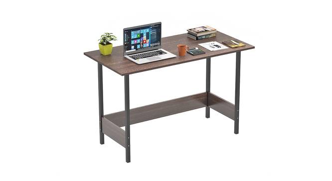 Gustowe Free Standing Engineered Wood Study Table in Wenge Finish - Large (Brown) by Urban Ladder - Design 1 Full View - 565920