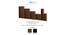 Alex Engineered Wood Bookshelf in Walnut Finish (Beige Finish) by Urban Ladder - Design 1 Close View - 565937