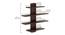 Caselle Engineered Wood Display Unit in Wenge Finish - 4 Shelves (Brown Finish) by Urban Ladder - Design 1 Close View - 565940