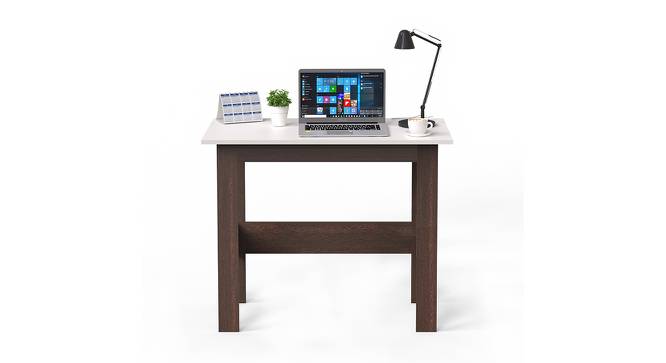 Efflino Free Standing Engineered Wood Study Table in Wenge Finish - Standard (Brown) by Urban Ladder - Cross View Design 1 - 565950