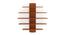 Caselle Engineered Wood Display Unit in Walnut Finish - 5 Shelves (Beige Finish) by Urban Ladder - Front View Design 1 - 565963