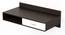 Reynold Wall Mounted Engineered Wood Study Table in Wenge Finish (Brown) by Urban Ladder - Front View Design 1 - 565971