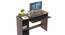 Mallium Free Standing Engineered Wood Study Table with Keyboard Slider in Wenge Finish (Brown) by Urban Ladder - Design 1 Side View - 565982