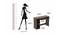 Mallium Free Standing Engineered Wood Study Table with Keyboard Slider in Wenge Finish (Brown) by Urban Ladder - Design 1 Close View - 566013