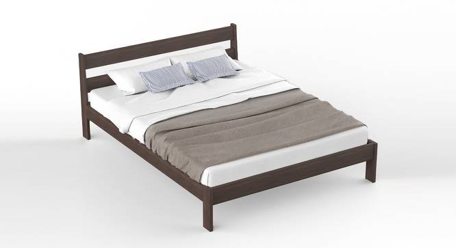Roverb Engineered Wood King Size Non Storage Bed in Wenge Finish Finish (King Bed Size, Matte Finish) by Urban Ladder - Design 1 Full View - 566022