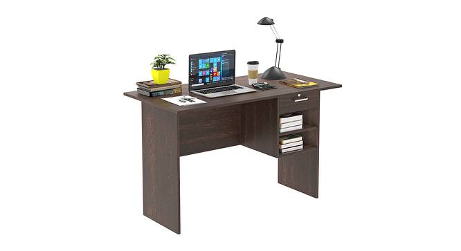 Amalet Free Standing Engineered Wood Study Table in Wenge Finish (Brown) by Urban Ladder - Design 1 Full View - 566032