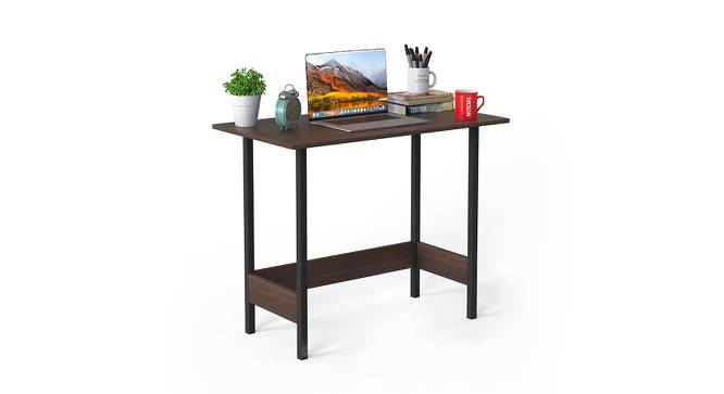 Gustowe Free Standing Engineered Wood Study Table in Wenge Finish - Standard (Brown) by Urban Ladder - Design 1 Full View - 566034