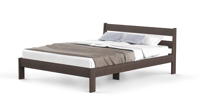 Roverb Engineered Wood King Size Non Storage Bed in Wenge Finish Finish (King Bed Size, Matte Finish) by Urban Ladder - Cross View Design 1 - 566040