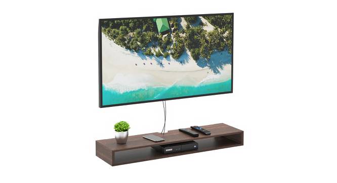 Kyvid Engineered Wood TV Unit in Wenge Finish - 50" (Brown Finish) by Urban Ladder - Cross View Design 1 - 566043