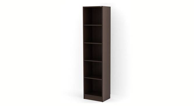 Alex Engineered Wood Bookshelf in Wenge Finish - 5 Shelves (Brown Finish) by Urban Ladder - Cross View Design 1 - 566046