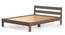 Roverb Engineered Wood King Size Non Storage Bed in Wenge Finish Finish (King Bed Size, Matte Finish) by Urban Ladder - Front View Design 1 - 566057
