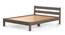 Roverb Engineered Wood Non Storage Bed in Wenge Finish Finish (Queen Bed Size, Matte Finish) by Urban Ladder - Front View Design 1 - 566059