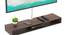 Kyvid Engineered Wood TV Unit in Wenge Finish - 50" (Brown Finish) by Urban Ladder - Design 1 Side View - 566075