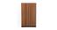 Alex Engineered Wood Bookshelf in Walnut Finish - 4 Shelves (Beige Finish) by Urban Ladder - Design 1 Side View - 566077