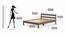 Roverb Engineered Wood King Size Non Storage Bed in Wenge Finish Finish (King Bed Size, Matte Finish) by Urban Ladder - Design 1 Close View - 566086