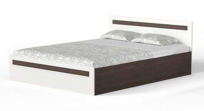 Maltein Engineered Wood Queen Size Storage Bed in Wenge & White Finish (Queen Bed Size, Wenge & White Finish) by Urban Ladder - Design 1 Full View - 566114