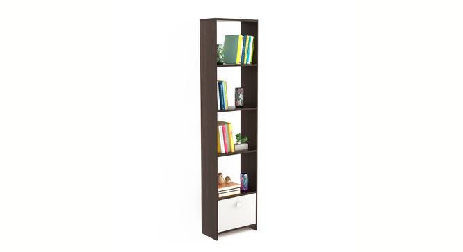 Molse Engineered Wood Bookshelf in Wenge Finish (Brown Finish) by Urban Ladder - Design 1 Full View - 566121