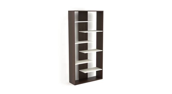 Maxelle Engineered Wood Bookshelf in Wenge Finish (Brown Finish) by Urban Ladder - Cross View Design 1 - 566138