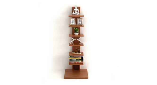 Osvil Engineered Wood Bookshelf in Walnut Finish (Beige Finish) by Urban Ladder - Cross View Design 1 - 566139