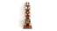 Osvil Engineered Wood Bookshelf in Walnut Finish (Beige Finish) by Urban Ladder - Cross View Design 1 - 566139