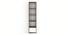 Molse Engineered Wood Bookshelf in Wenge Finish (Brown Finish) by Urban Ladder - Front View Design 1 - 566161