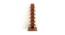 Osvil Engineered Wood Bookshelf in Walnut Finish (Beige Finish) by Urban Ladder - Front View Design 1 - 566165