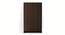Alex Engineered Wood Bookshelf in Wenge Finish - 4 Shelves (Brown Finish) by Urban Ladder - Design 1 Side View - 566184