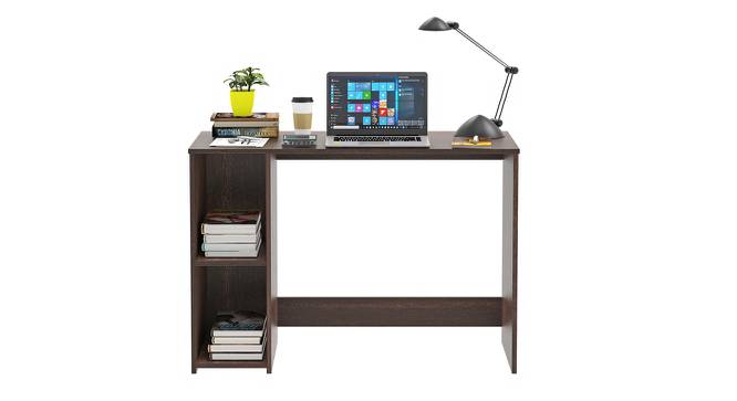 Mallium Free Standing Engineered Wood Study Table in Wenge Finish (Brown) by Urban Ladder - Design 1 Full View - 566192