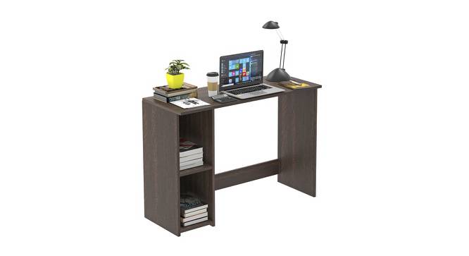 Mallium Free Standing Engineered Wood Study Table in Wenge Finish (Brown) by Urban Ladder - Cross View Design 1 - 566219