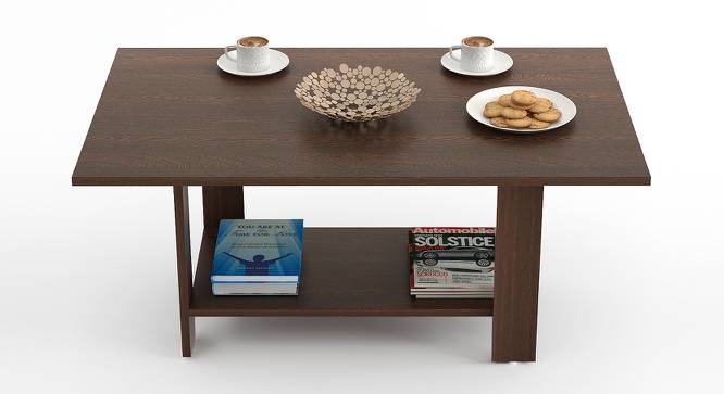 Osnale Rectangular Engineered Wood Coffee Table in Wenge Finish (Matte Finish) by Urban Ladder - Cross View Design 1 - 566223