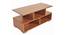 Victor Rectangular Engineered Wood Coffee Table in Walnut Finish (Matte Finish) by Urban Ladder - Front View Design 1 - 566257