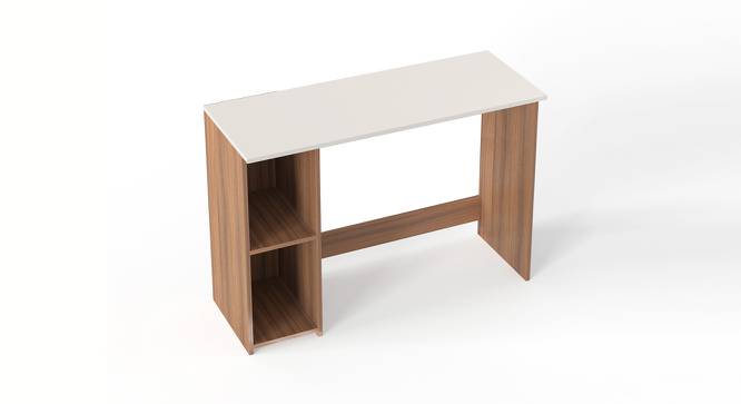 Mallium Free Standing Engineered Wood Study Table in Wenge & White Finish (White) by Urban Ladder - Design 1 Full View - 566267