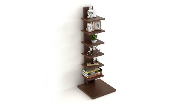 Osvil Engineered Wood Bookshelf in Wenge Finish (Brown Finish) by Urban Ladder - Cross View Design 1 - 566282